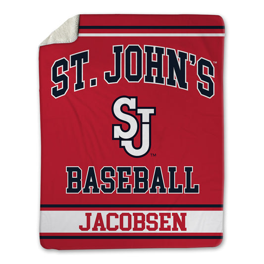 St. Johns - NCAA Baseball : Robert Jacobsen - Blanket-0