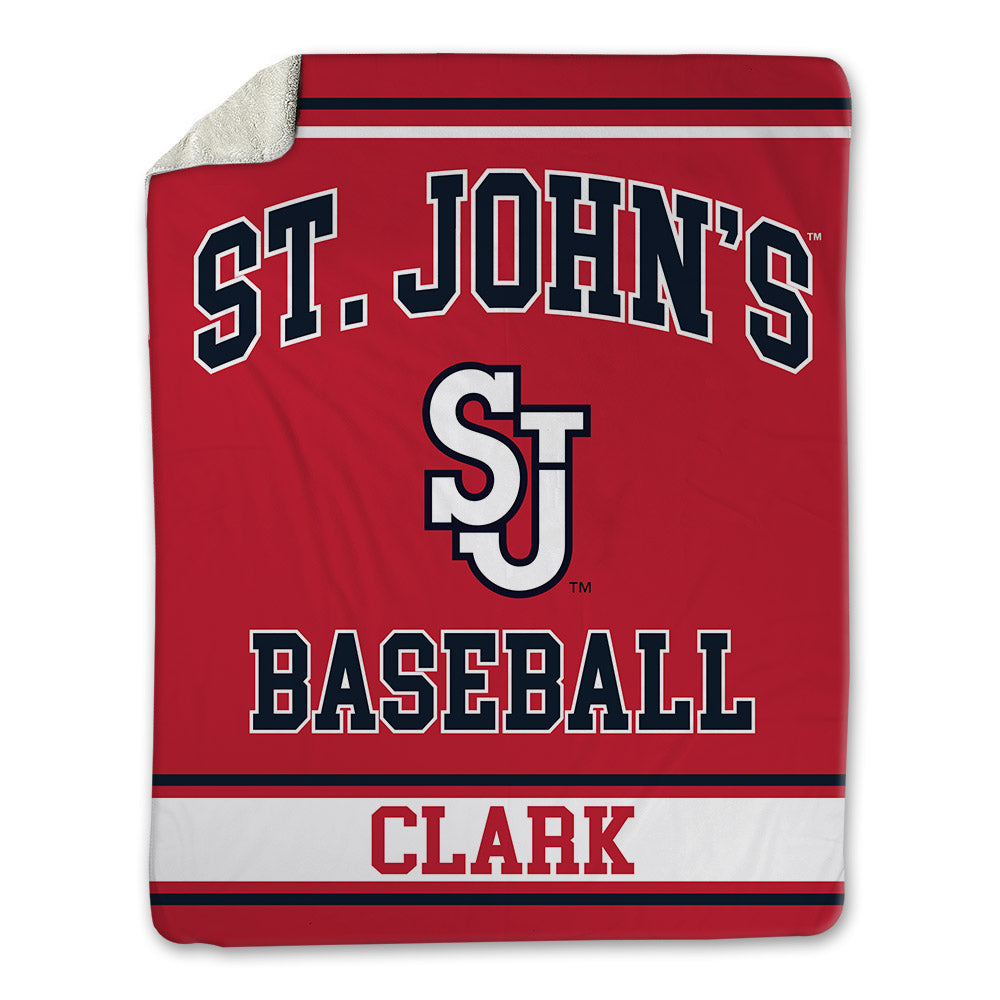 St. Johns - NCAA Baseball : Brady Clark - Blanket-0