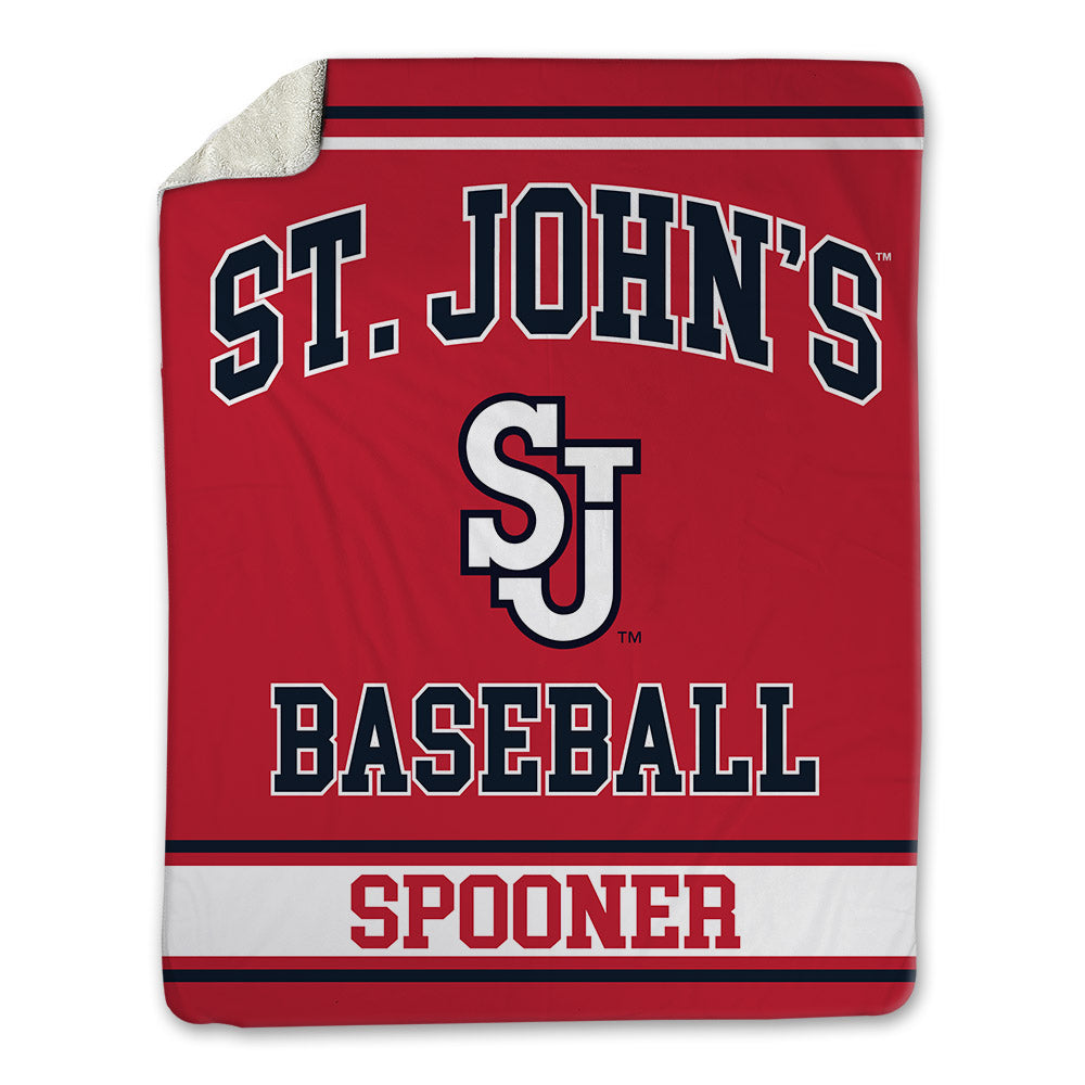 St. Johns - NCAA Baseball : Declan Spooner - Blanket-0