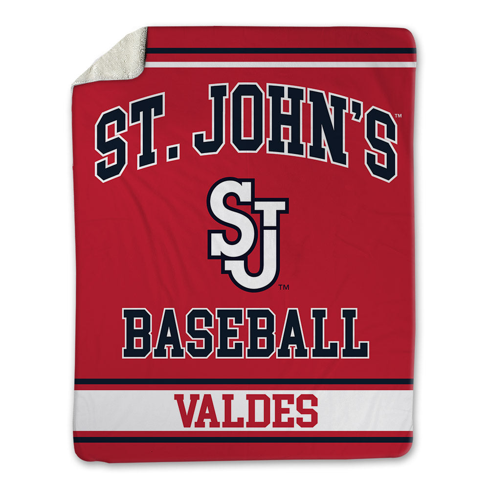 St. Johns - NCAA Baseball : Roberto Valdes - Blanket-0