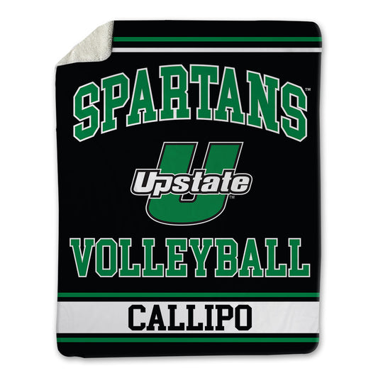 USC Upstate - NCAA Women's Volleyball : olivia callipo - Blanket-0
