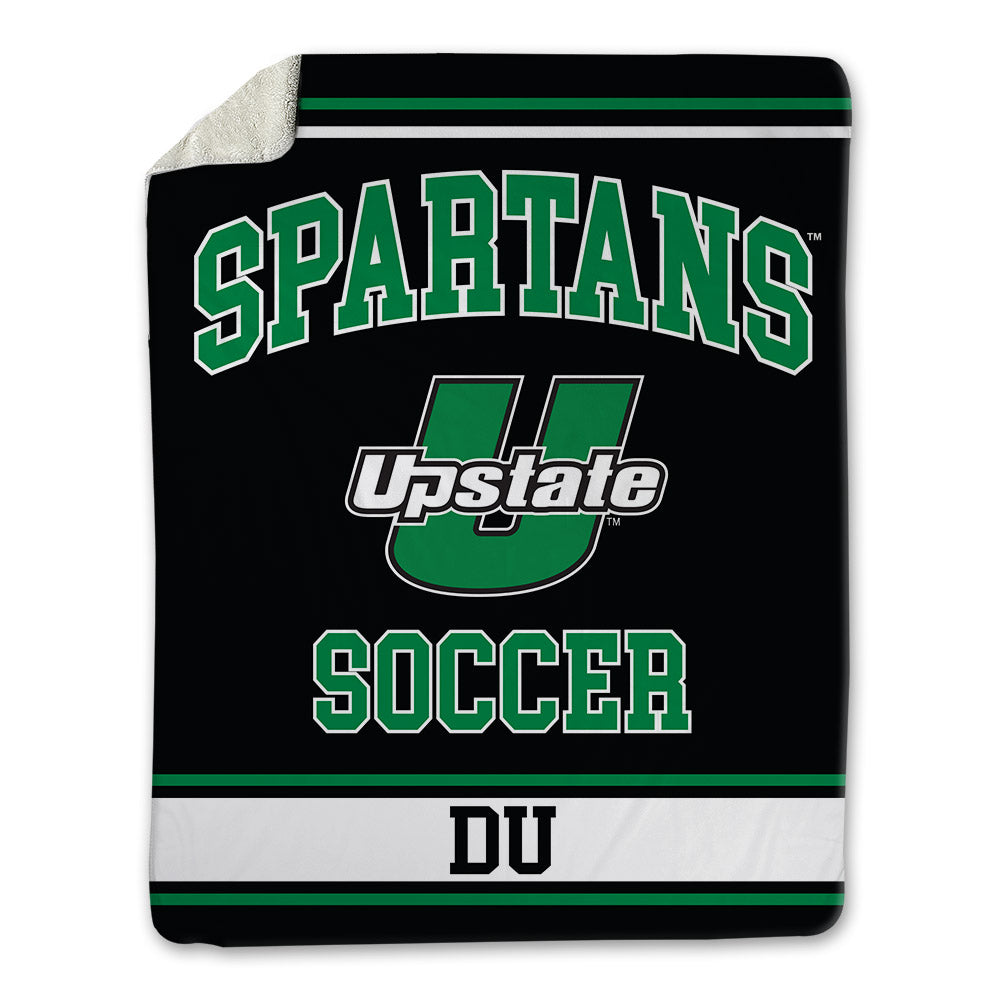 USC Upstate - NCAA Men's Soccer : Qingcheng Du - Blanket-0
