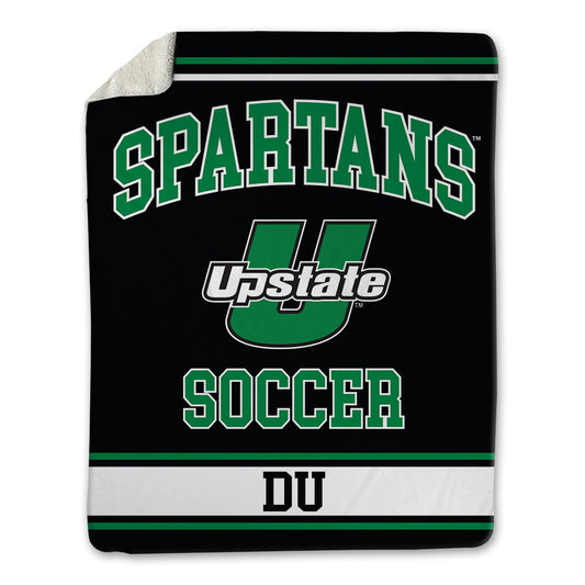 USC Upstate - NCAA Men's Soccer : Qingcheng Du - Blanket-0