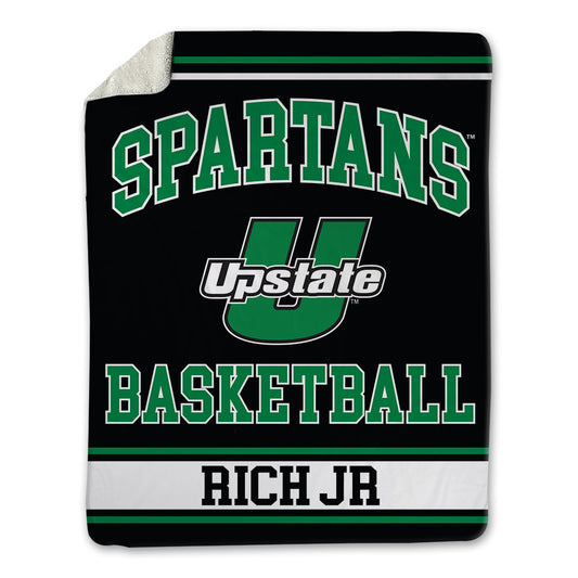USC Upstate - NCAA Men's Basketball : Carey Rich Jr - Blanket-0