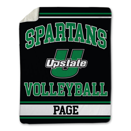 USC Upstate - NCAA Women's Volleyball : Savannah Page - Blanket-0