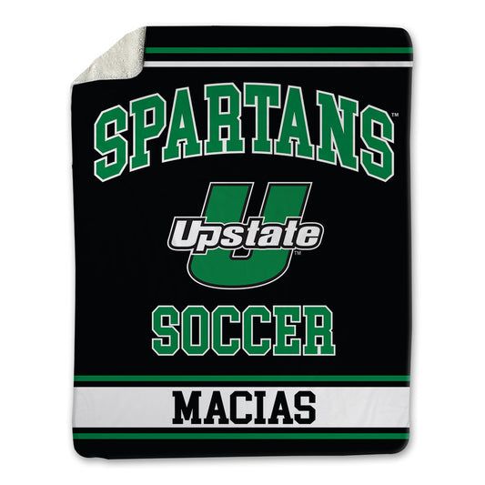USC Upstate - NCAA Men's Soccer : Pedro Macias - Blanket-0
