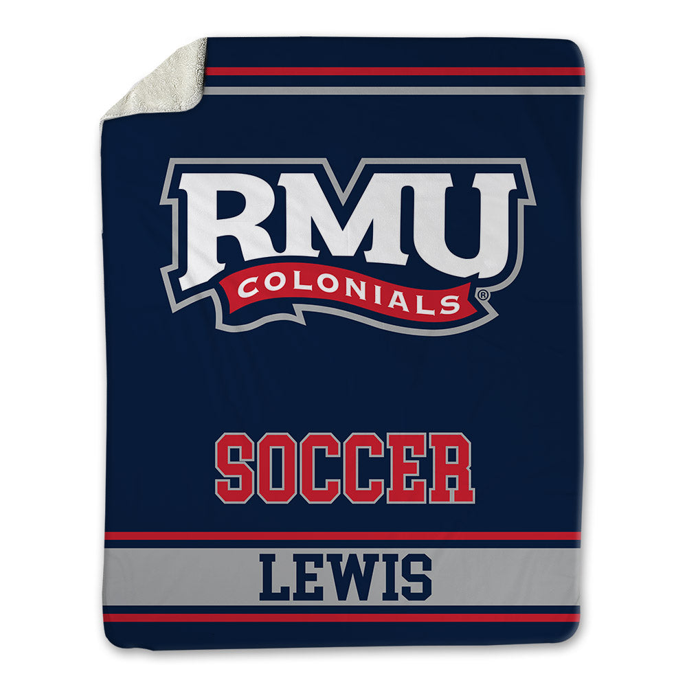 Robert Morris - NCAA Men's Soccer : Chris Lewis - Blanket-0