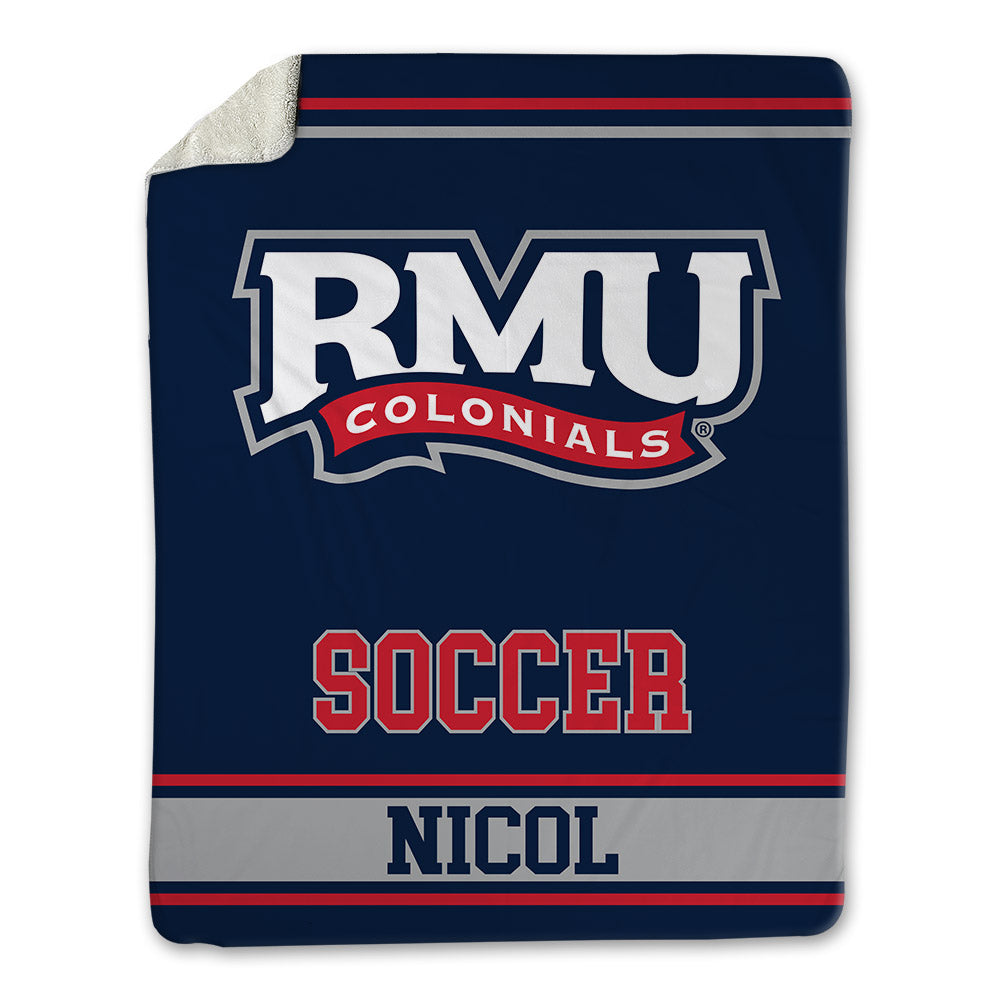 Robert Morris - NCAA Men's Soccer : Emeric Nicol - Blanket-0
