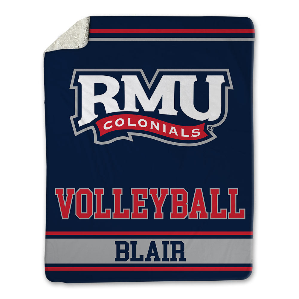 Robert Morris - NCAA Women's Volleyball : Brianna Blair - Blanket-0