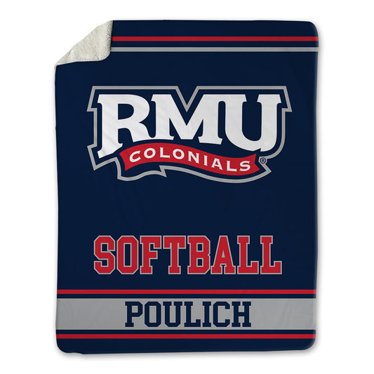 Robert Morris - NCAA Softball : Courtney Poulich - Blanket-0