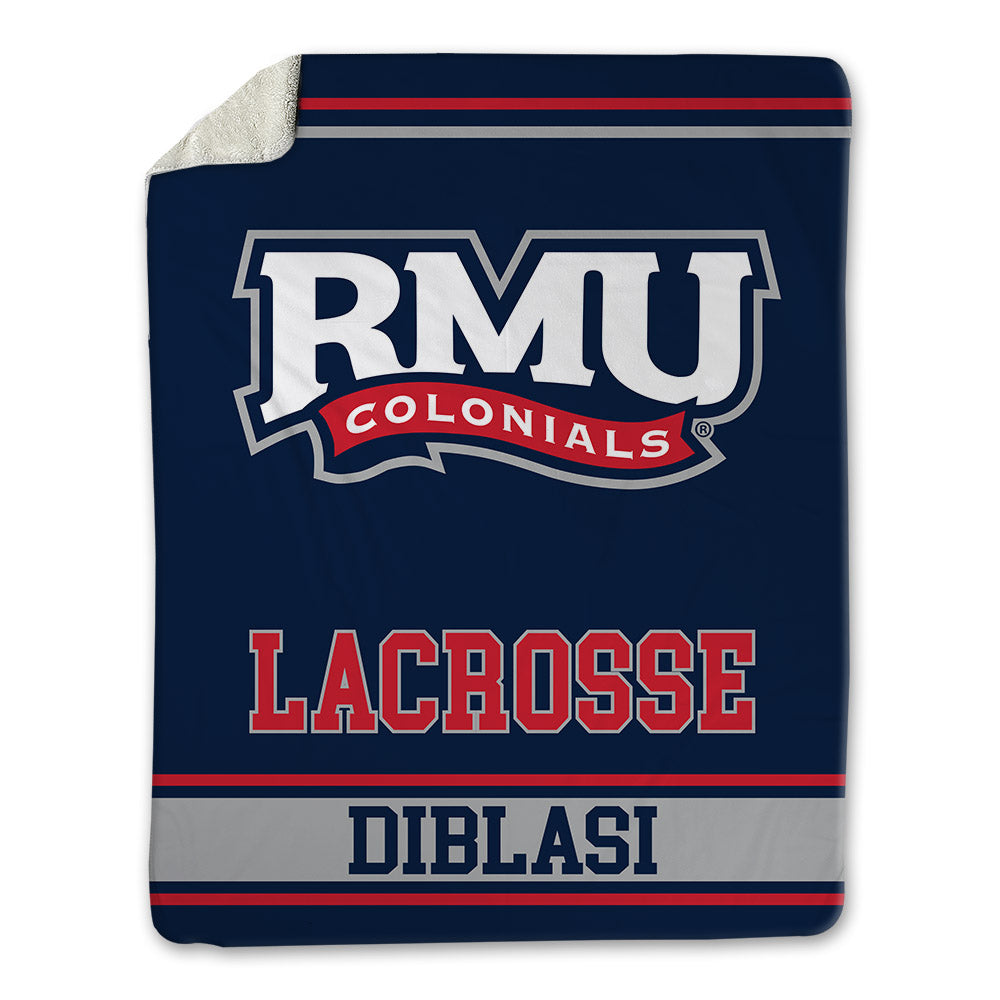 Robert Morris - NCAA Men's Lacrosse : Evan DiBlasi - Blanket-0