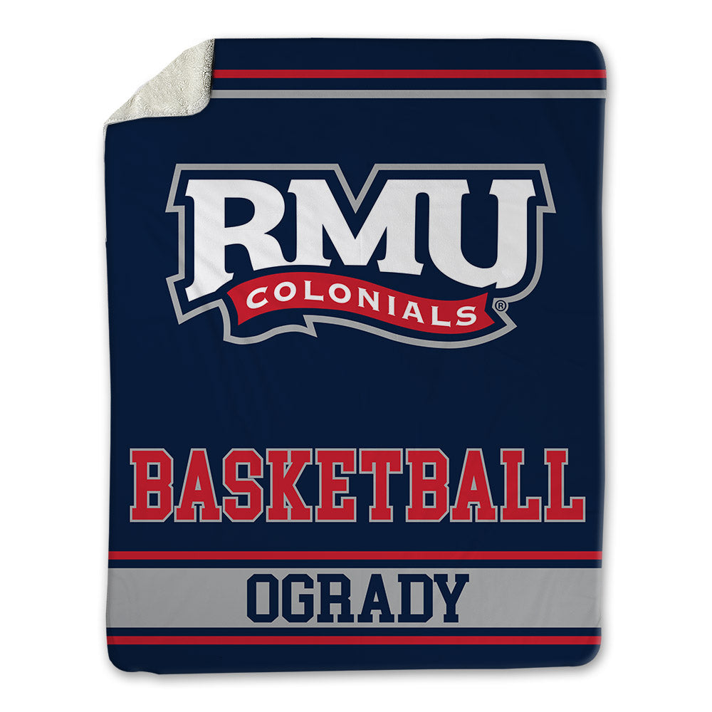 Robert Morris - NCAA Men's Basketball : Tanner OGrady - Blanket-0