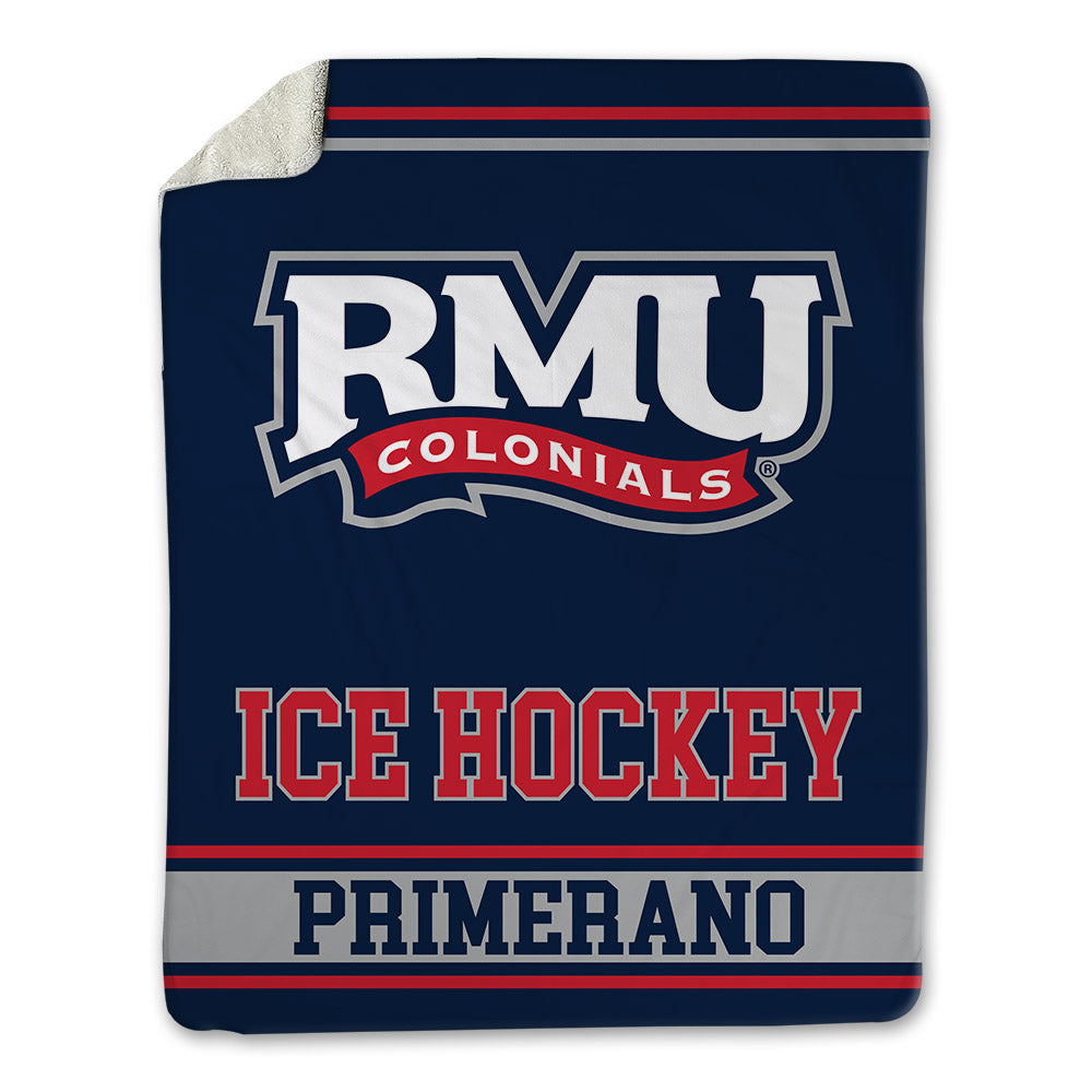 Robert Morris - NCAA Men's Ice Hockey : Luca Primerano - Blanket-0
