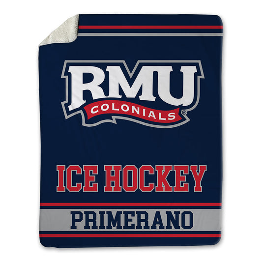 Robert Morris - NCAA Men's Ice Hockey : Luca Primerano - Blanket-0