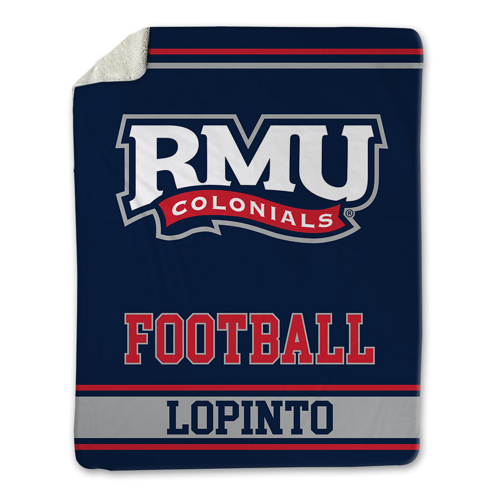 Robert Morris - NCAA Football : Jake Lopinto - Blanket-0