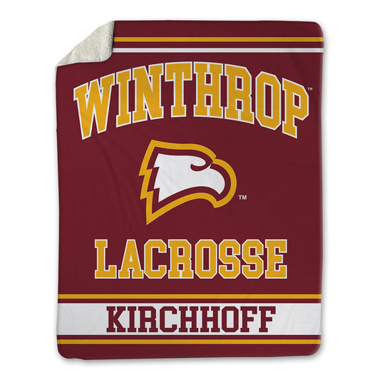 Winthrop - NCAA Women's Lacrosse : Susan Kirchhoff - Blanket-0