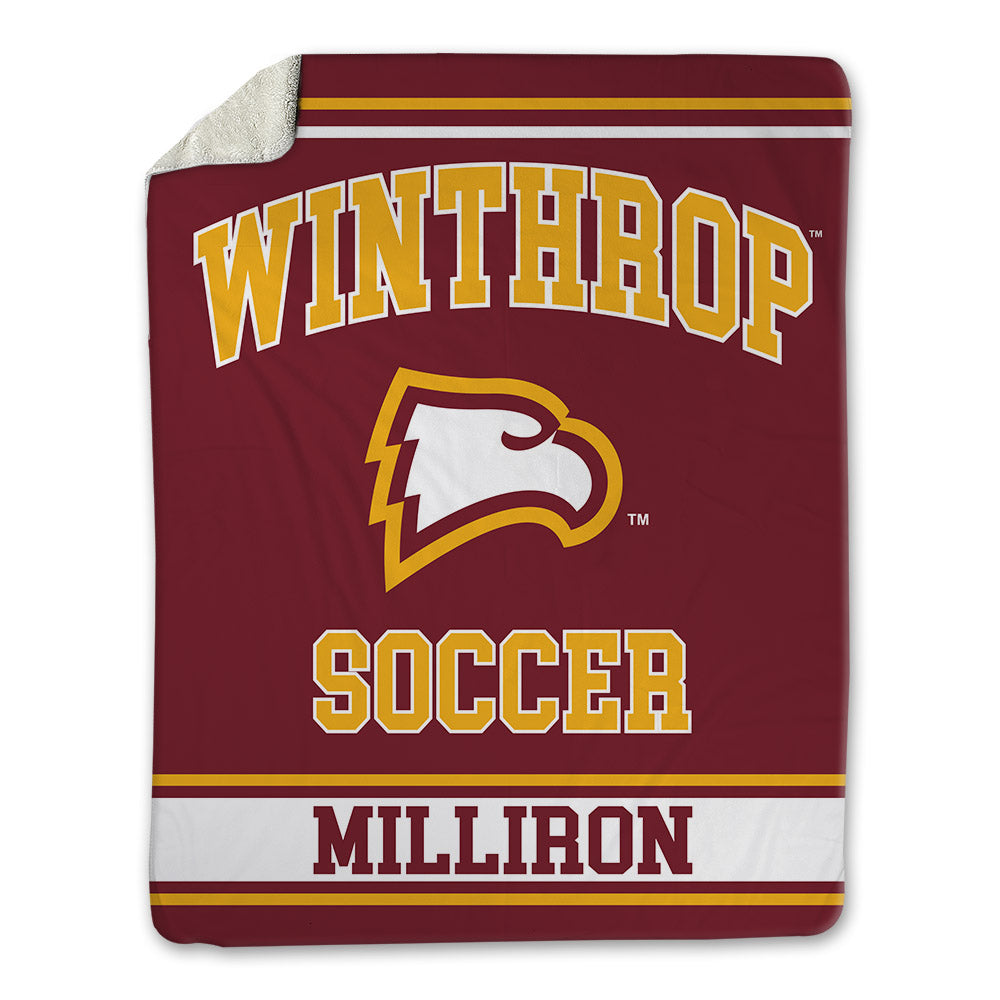 Winthrop - NCAA Women's Soccer : Emma Milliron - Blanket-0