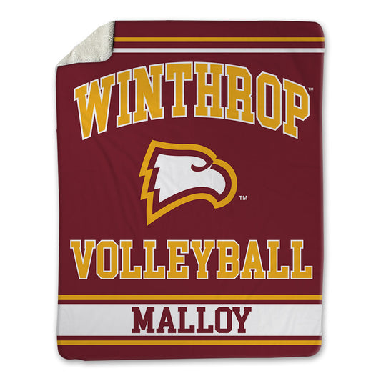 Winthrop - NCAA Women's Volleyball : Makenzie Malloy - Blanket-0