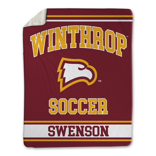 Winthrop - NCAA Men's Soccer : Caleb Swenson - Blanket-0