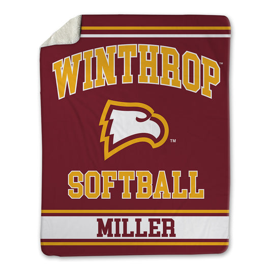 Winthrop - NCAA Softball : Madelyn Miller - Blanket-0