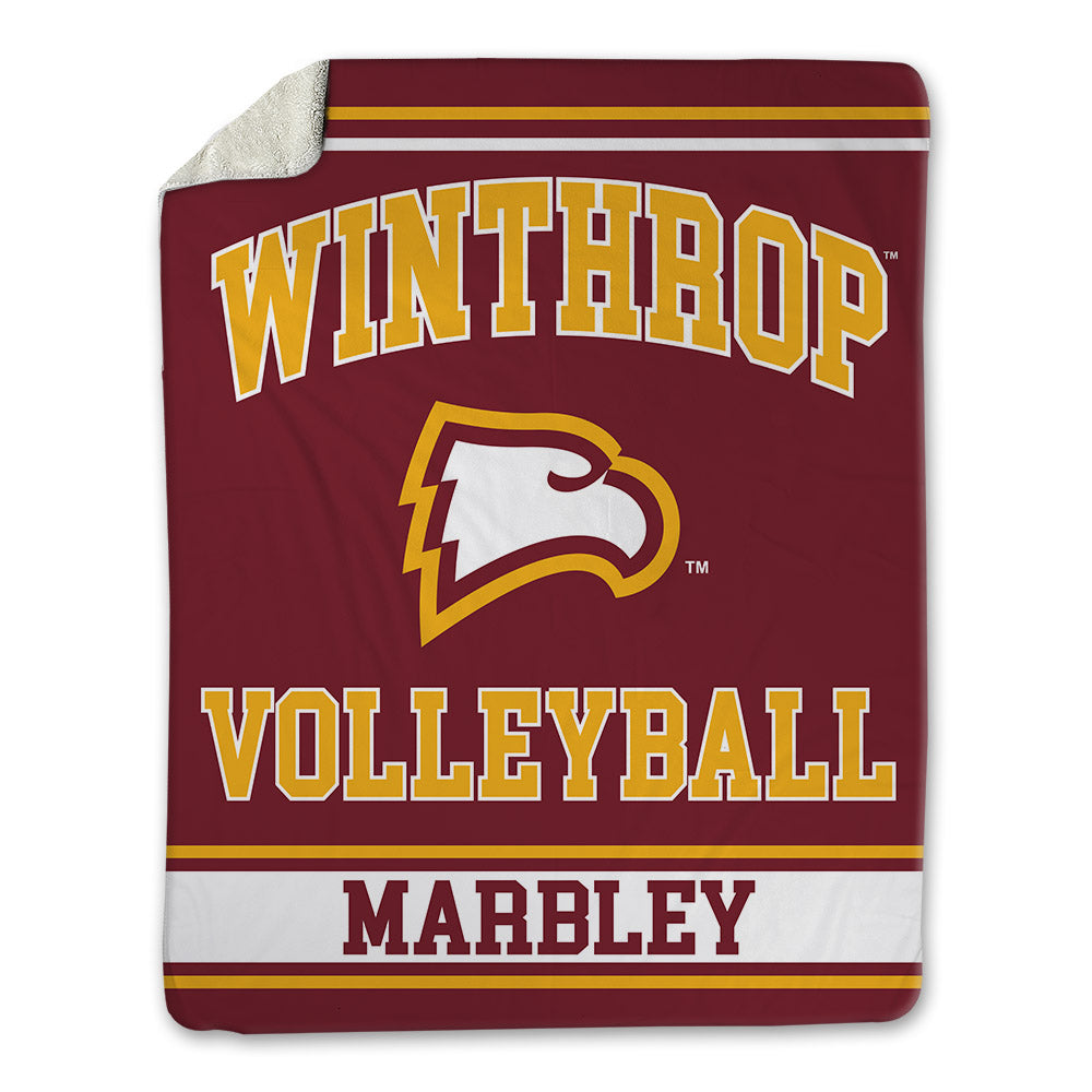Winthrop - NCAA Women's Volleyball : Trabrece Marbley - Blanket-0