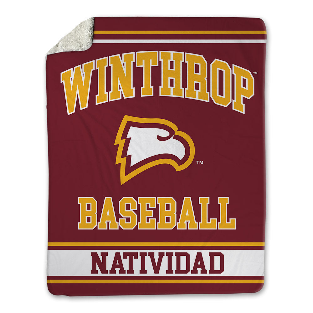 Winthrop - NCAA Baseball : Gabe Natividad - Blanket-0