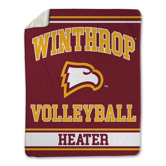 Winthrop - NCAA Women's Volleyball : Morgan Heater - Blanket-0