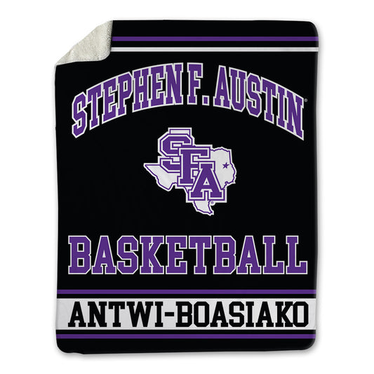 SFA - NCAA Men's Basketball : Nana Kwadwo Antwi-Boasiako - Blanket-0