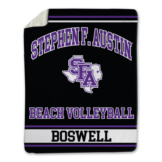 SFA - NCAA Beach Volleyball : Ashley Boswell - Blanket-0