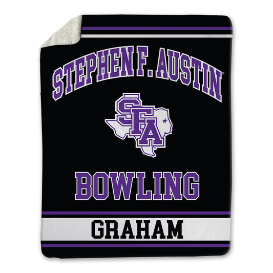 SFA - NCAA Women's Bowling : Kristyn Graham - Blanket-0