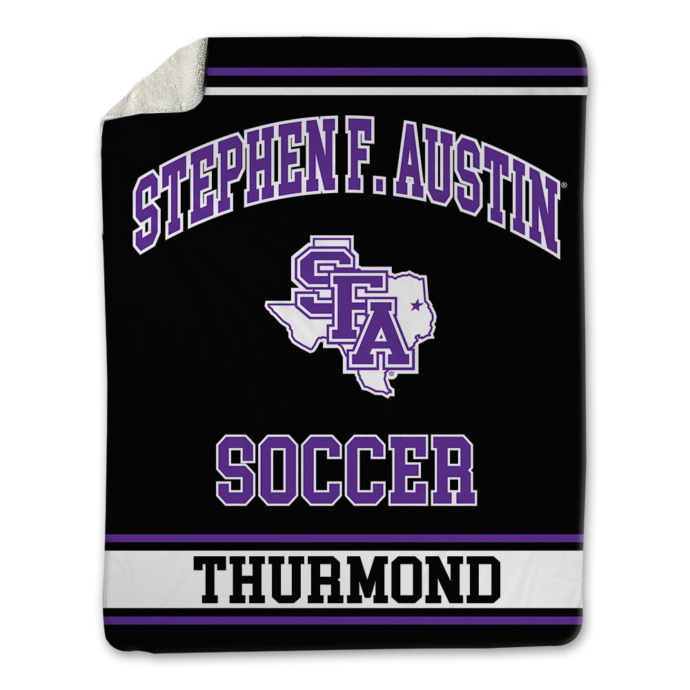 SFA - NCAA Women's Soccer : Carlie Thurmond - Blanket-0
