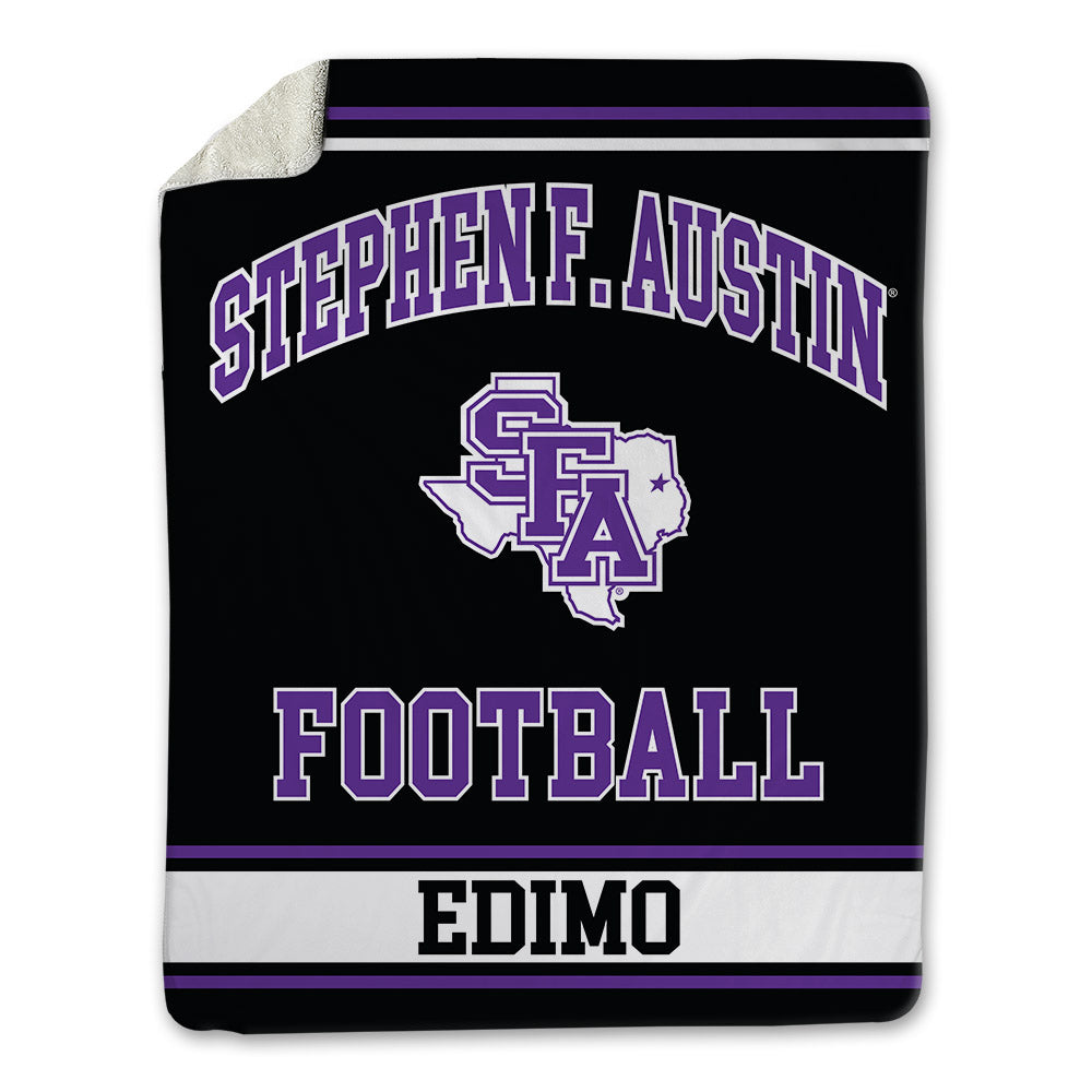 SFA - NCAA Football : Gerard Edimo - Blanket-0