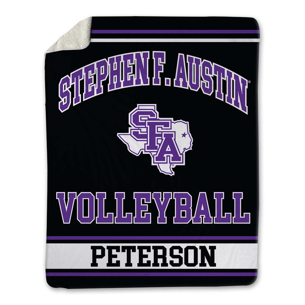 SFA - NCAA Women's Volleyball : Haley Peterson - Blanket-0