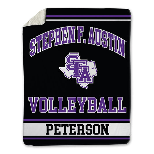 SFA - NCAA Women's Volleyball : Haley Peterson - Blanket-0
