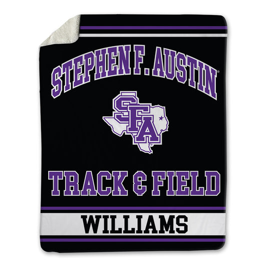 SFA - NCAA Men's Track & Field : James Williams - Blanket-0