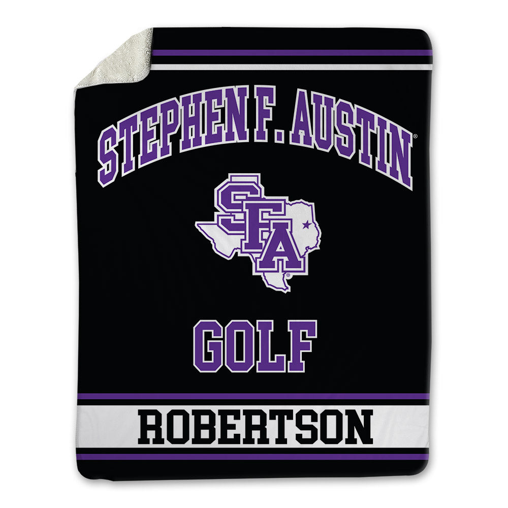 SFA - NCAA Men's Golf : Zach Robertson - Blanket-0