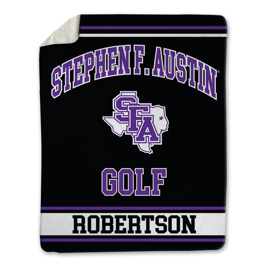 SFA - NCAA Men's Golf : Zach Robertson - Blanket-0