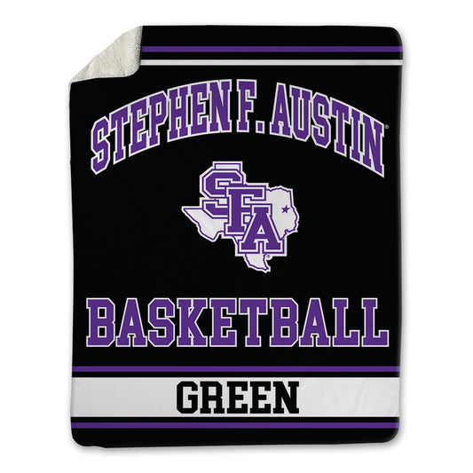 SFA - NCAA Men's Basketball : Christian Green - Blanket-0
