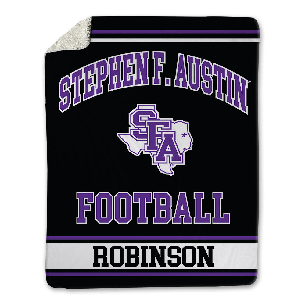 SFA - NCAA Football : Jaylen Robinson - Blanket-0