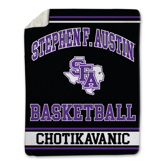 SFA - NCAA Men's Basketball : Narit Chotikavanic - Blanket-0