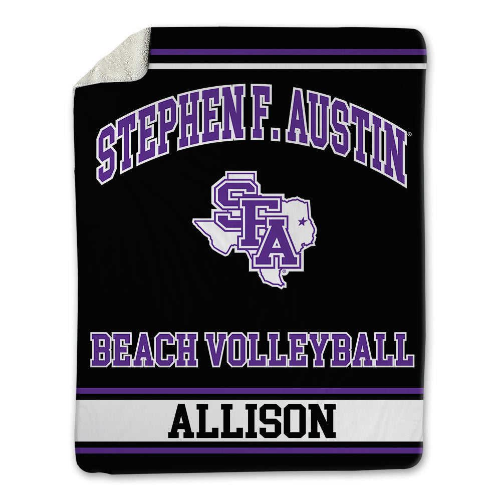 SFA - NCAA Beach Volleyball : Ryann Allison - Blanket-0
