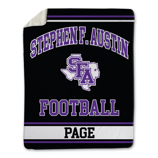 SFA - NCAA Football : Grayson Page - Blanket-0