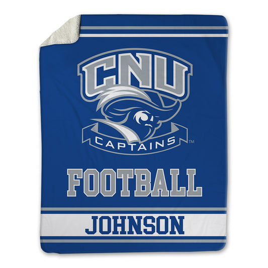CNU - NCAA Football : Tahir Johnson - Blanket-0