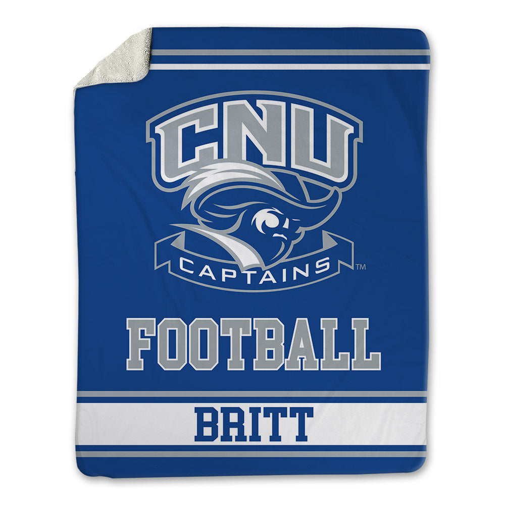CNU - NCAA Football : Jaylen Britt - Blanket-0
