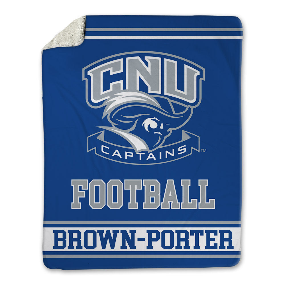 CNU - NCAA Football : Makari Brown-Porter - Blanket-0