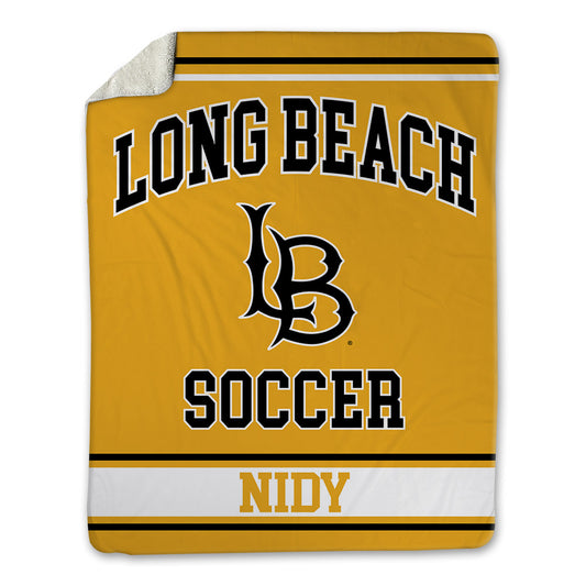 LBSU - NCAA Women's Soccer : Logan Nidy - Blanket-0