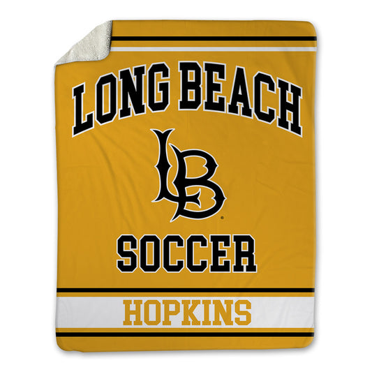 LBSU - NCAA Women's Soccer : Hannah Hopkins - Blanket-0