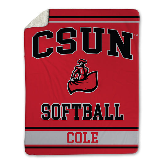 CSUN - NCAA Softball : Alizae Cole - Blanket-0