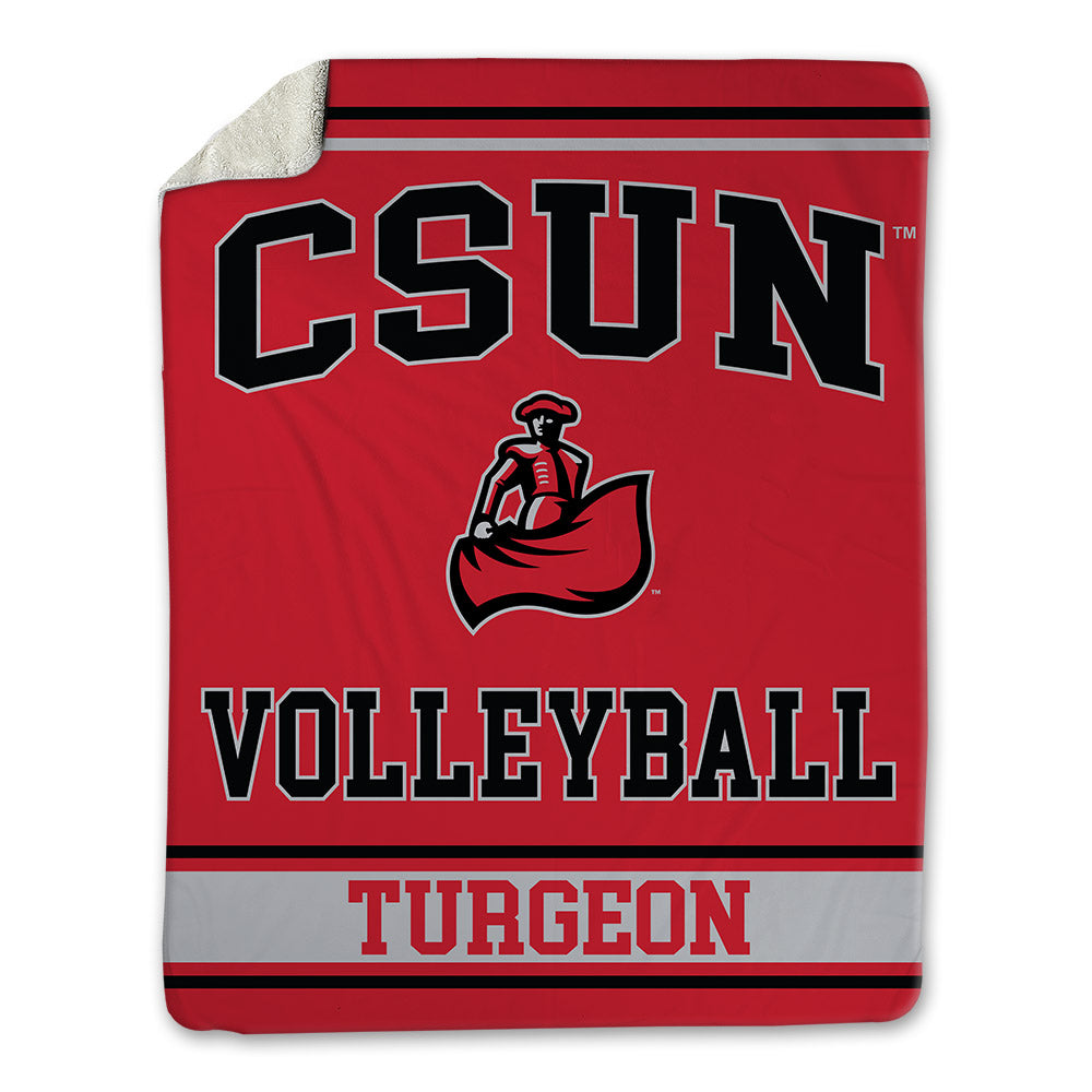 CSUN - NCAA Women's Volleyball : Tatiana Turgeon - Blanket-0