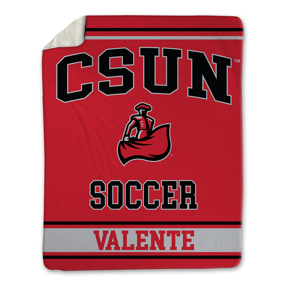 CSUN - NCAA Women's Soccer : Alex Valente - Blanket-0